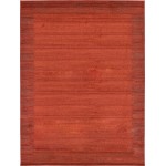 Rug Unique Loom Del Mar Terracotta Rectangular 9' 0 x 12' 0