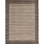 Rug Unique Loom Del Mar Light Brown Rectangular 9' 0 x 12' 0