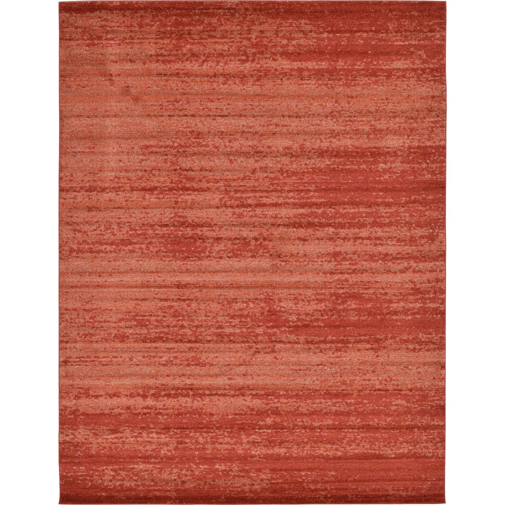 Rug Unique Loom Del Mar Terracotta Rectangular 10' 0 x 13' 0