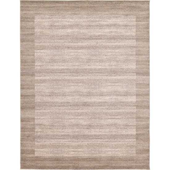 Rug Unique Loom Del Mar Beige Rectangular 10' 0 x 13' 0