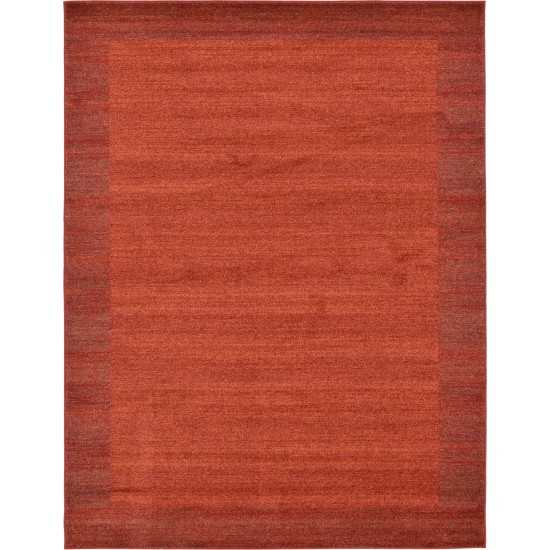 Rug Unique Loom Del Mar Terracotta Rectangular 10' 0 x 13' 0