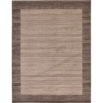 Rug Unique Loom Del Mar Light Brown Rectangular 10' 0 x 13' 0
