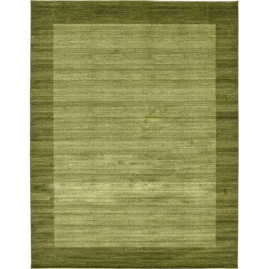 Rug Unique Loom Del Mar Light Green Rectangular 10' 0 x 13' 0