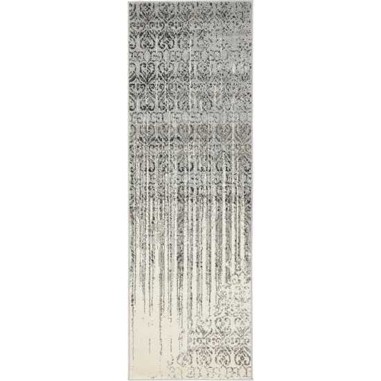 Rug Unique Loom Del Mar Gray Runner 2' 0 x 6' 0