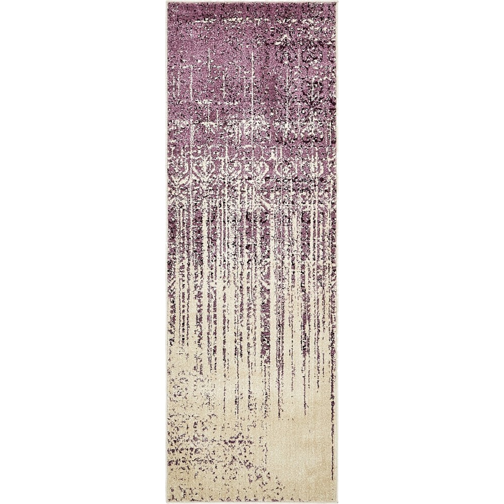 Rug Unique Loom Del Mar Purple Runner 2' 2 x 6' 0