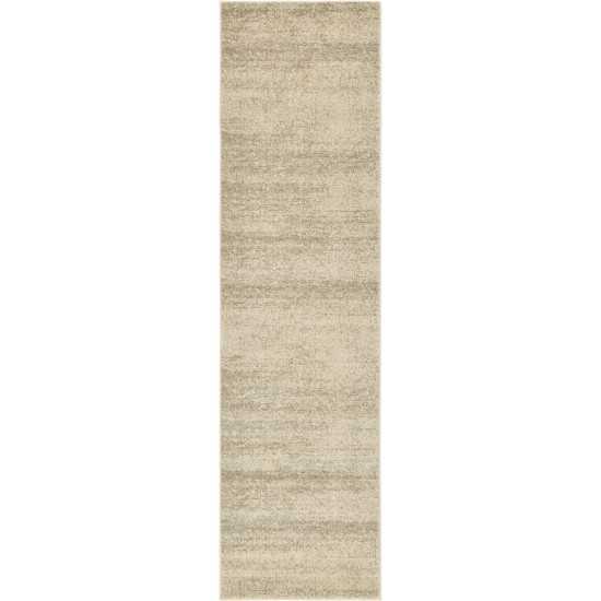 Rug Unique Loom Del Mar Beige Runner 2' 7 x 10' 0