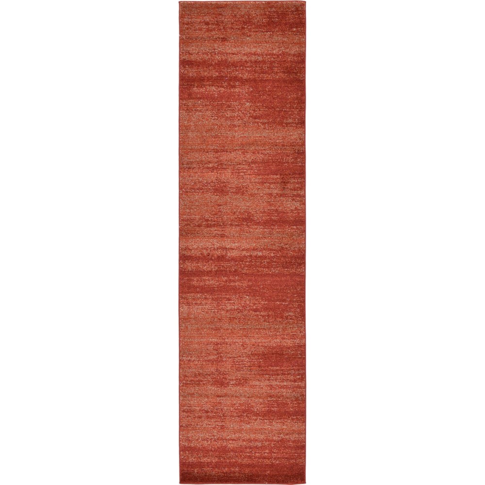 Rug Unique Loom Del Mar Terracotta Runner 2' 7 x 10' 0