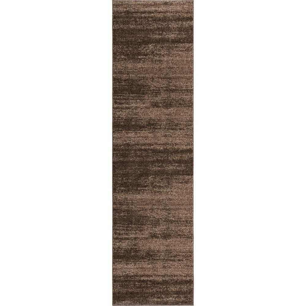 Rug Unique Loom Del Mar Brown Runner 2' 7 x 10' 0