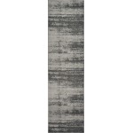 Rug Unique Loom Del Mar Dark Gray Runner 2' 7 x 10' 0