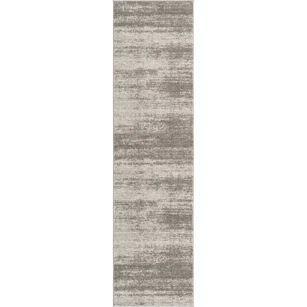 Rug Unique Loom Del Mar Gray Runner 2' 7 x 10' 0 Rug Unique Loom Del Mar Gray Runner 2' 7 x 10' 0