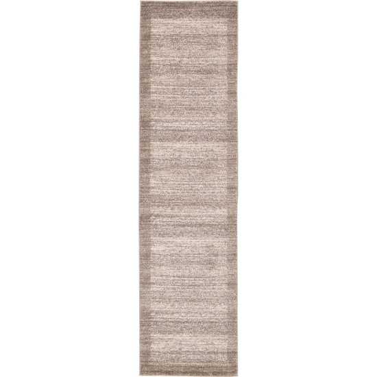 Rug Unique Loom Del Mar Beige Runner 2' 7 x 10' 0