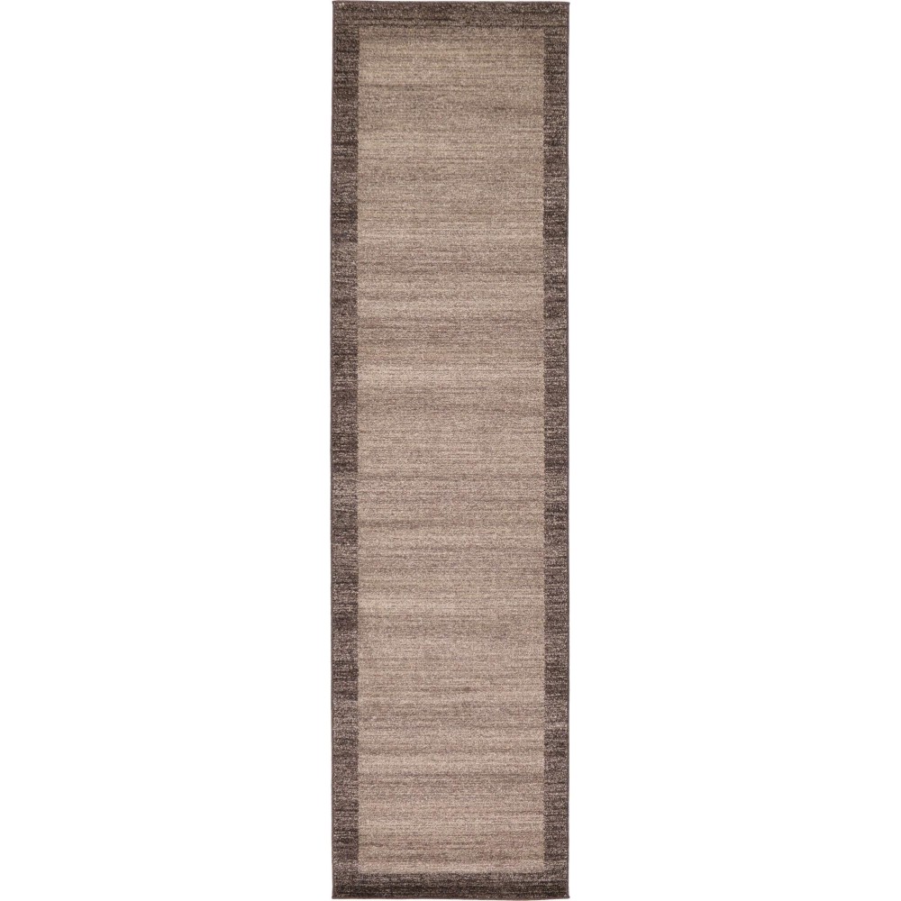 Rug Unique Loom Del Mar Light Brown Runner 2' 7 x 10' 0 Rug Unique Loom Del Mar Light Brown Runner 2' 7 x 10' 0