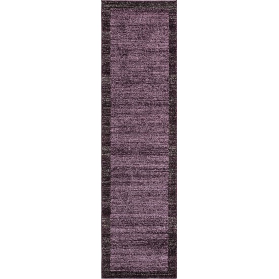 Rug Unique Loom Del Mar Violet Runner 2' 7 x 10' 0