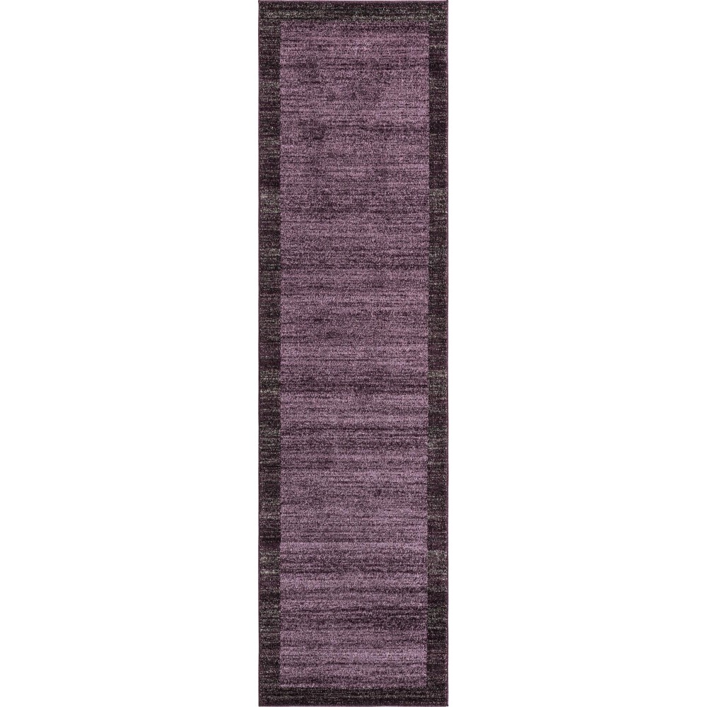 Rug Unique Loom Del Mar Violet Runner 2' 7 x 10' 0