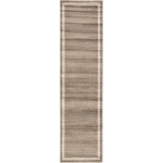 Rug Unique Loom Del Mar Light Brown Runner 2' 7 x 10' 0