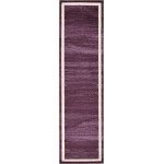 Rug Unique Loom Del Mar Violet Runner 2' 7 x 10' 0