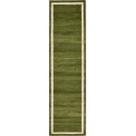 Rug Unique Loom Del Mar Green Runner 2' 7 x 10' 0