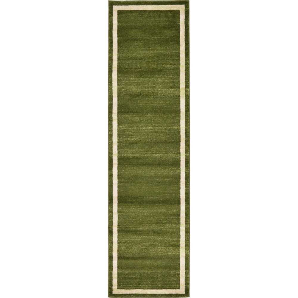Rug Unique Loom Del Mar Green Runner 2' 7 x 10' 0 Rug Unique Loom Del Mar Green Runner 2' 7 x 10' 0