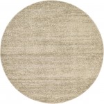 Rug Unique Loom Del Mar Beige Round 6' 0 x 6' 0
