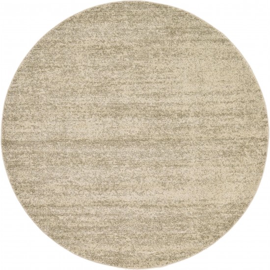 Rug Unique Loom Del Mar Beige Round 6' 0 x 6' 0