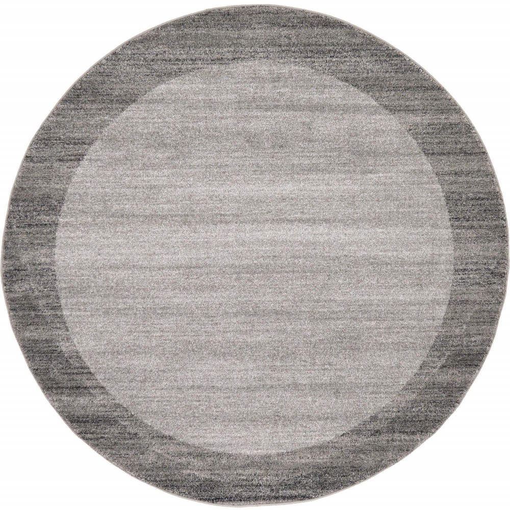Rug Unique Loom Del Mar Light Gray Round 6' 0 x 6' 0 Rug Unique Loom Del Mar Light Gray Round 6' 0 x 6' 0