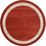Rug Unique Loom Del Mar Terracotta Round 6' 0 x 6' 0