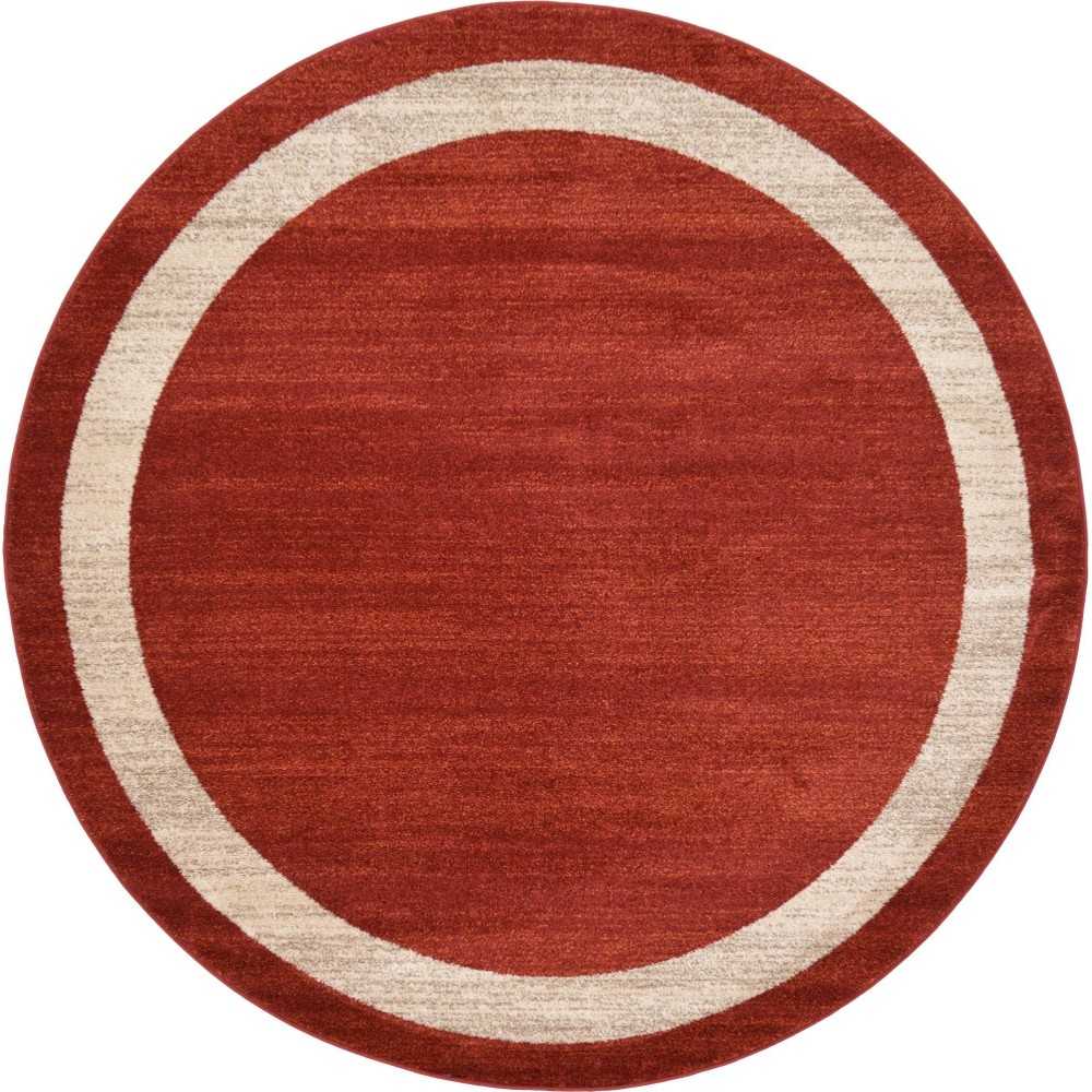Rug Unique Loom Del Mar Terracotta Round 6' 0 x 6' 0 Rug Unique Loom Del Mar Terracotta Round 6' 0 x 6' 0
