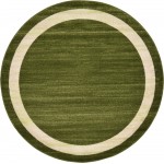 Rug Unique Loom Del Mar Green Round 6' 0 x 6' 0