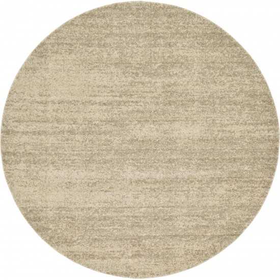 Rug Unique Loom Del Mar Beige Round 8' 0 x 8' 0