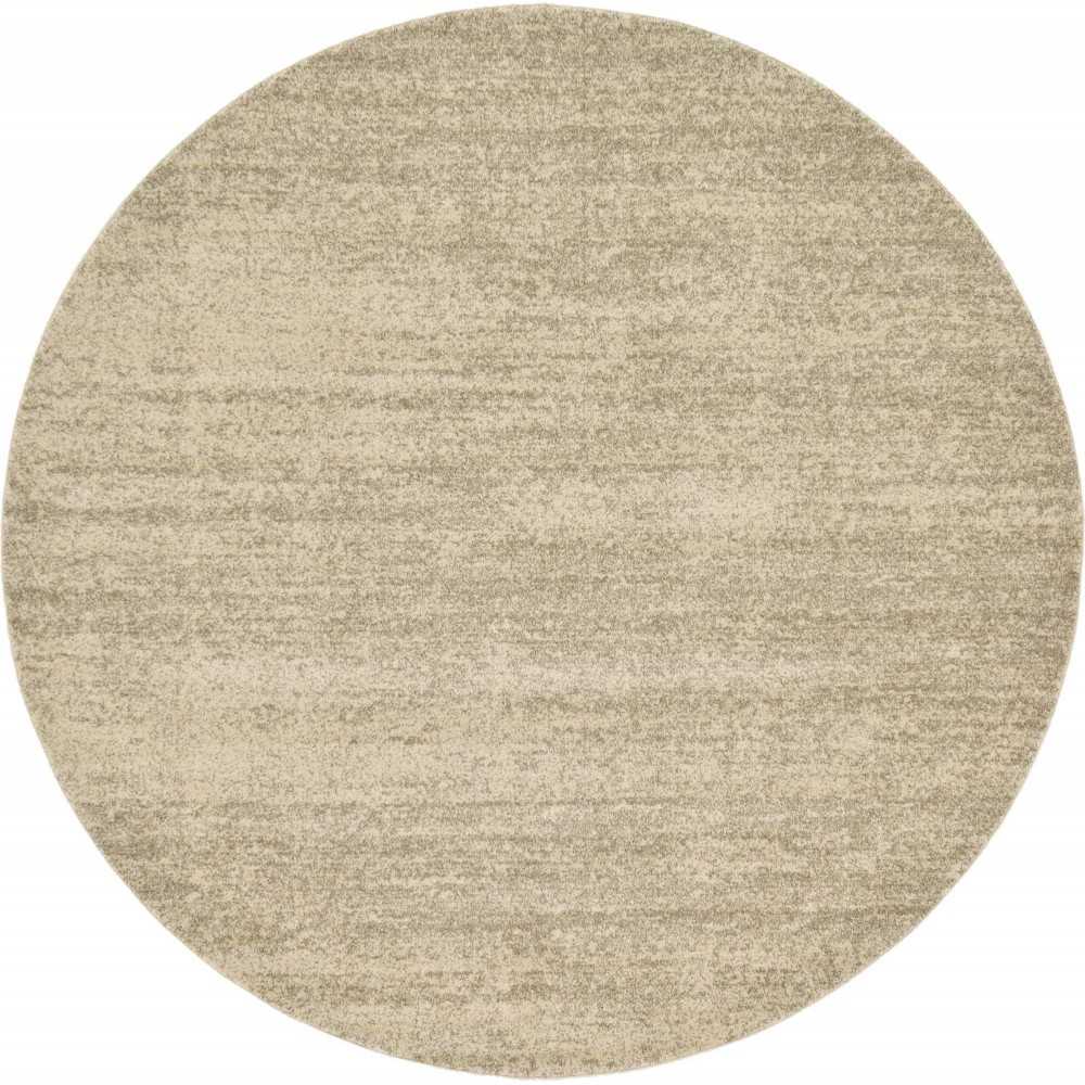 Rug Unique Loom Del Mar Beige Round 8' 0 x 8' 0