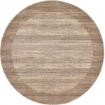 Rug Unique Loom Del Mar Beige Round 8' 0 x 8' 0