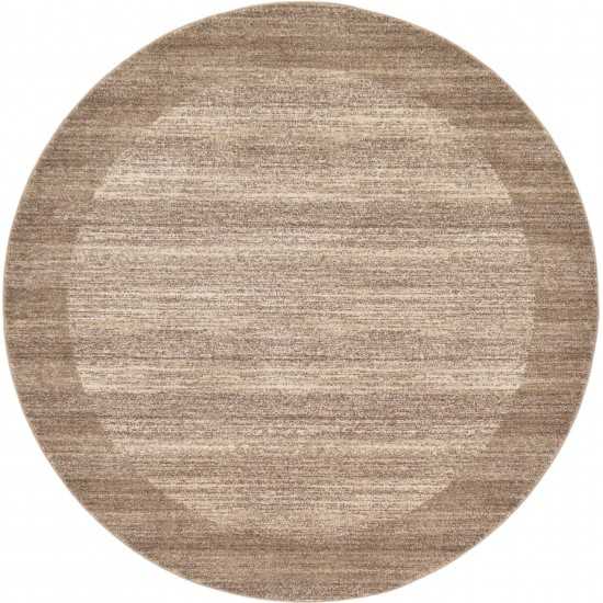 Rug Unique Loom Del Mar Beige Round 8' 0 x 8' 0