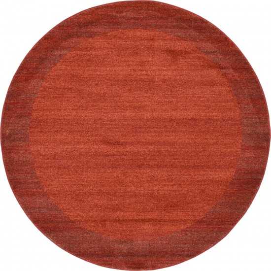 Rug Unique Loom Del Mar Terracotta Round 8' 0 x 8' 0