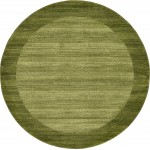 Rug Unique Loom Del Mar Light Green Round 8' 0 x 8' 0