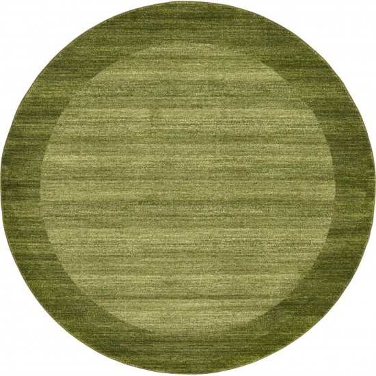 Rug Unique Loom Del Mar Light Green Round 8' 0 x 8' 0