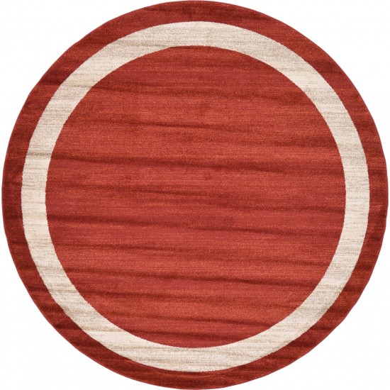 Rug Unique Loom Del Mar Terracotta Round 8' 0 x 8' 0