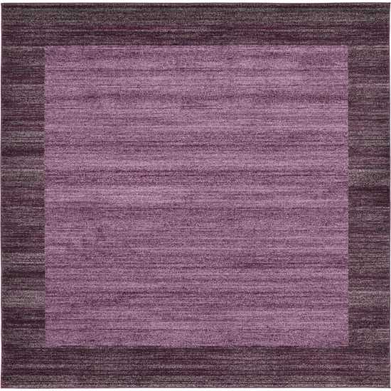 Rug Unique Loom Del Mar Violet Square 8' 0 x 8' 0