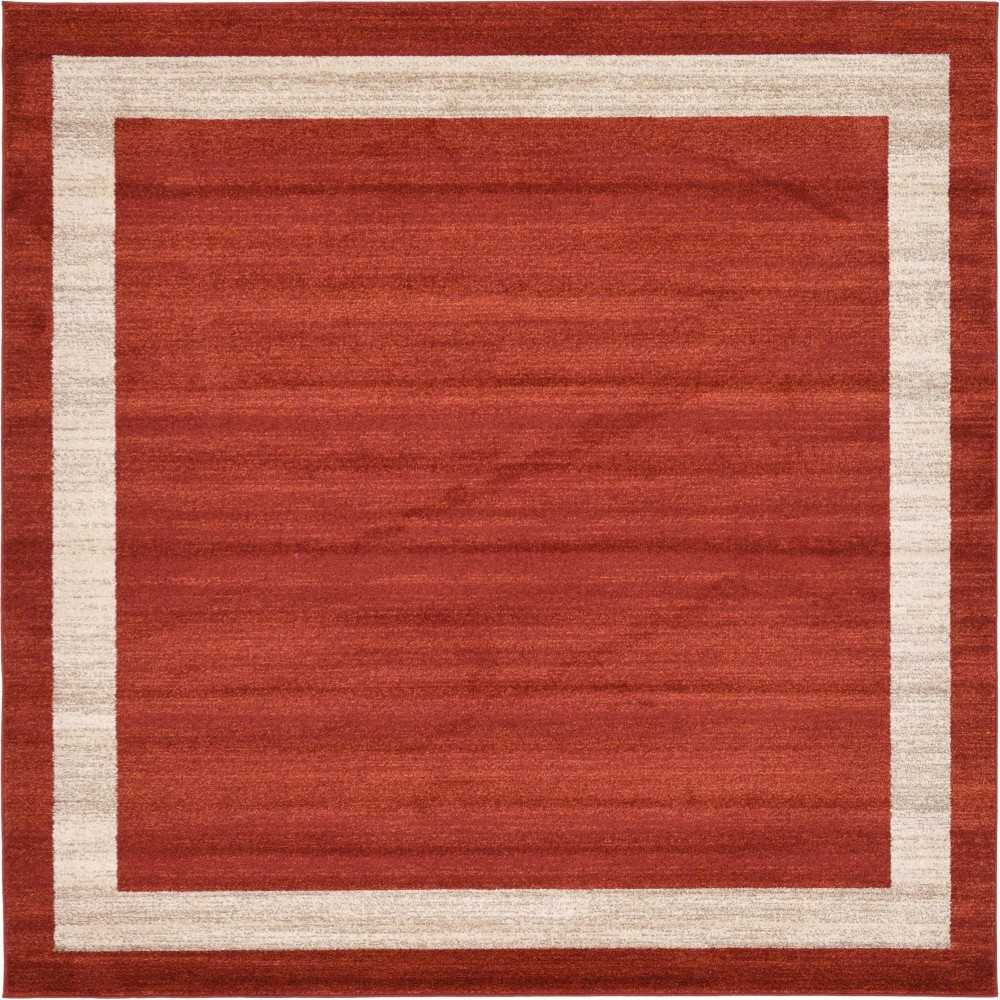 Rug Unique Loom Del Mar Terracotta Square 8' 0 x 8' 0 Rug Unique Loom Del Mar Terracotta Square 8' 0 x 8' 0