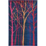Rug Unique Loom Estrella Blue Rectangular 3' 3 x 5' 3