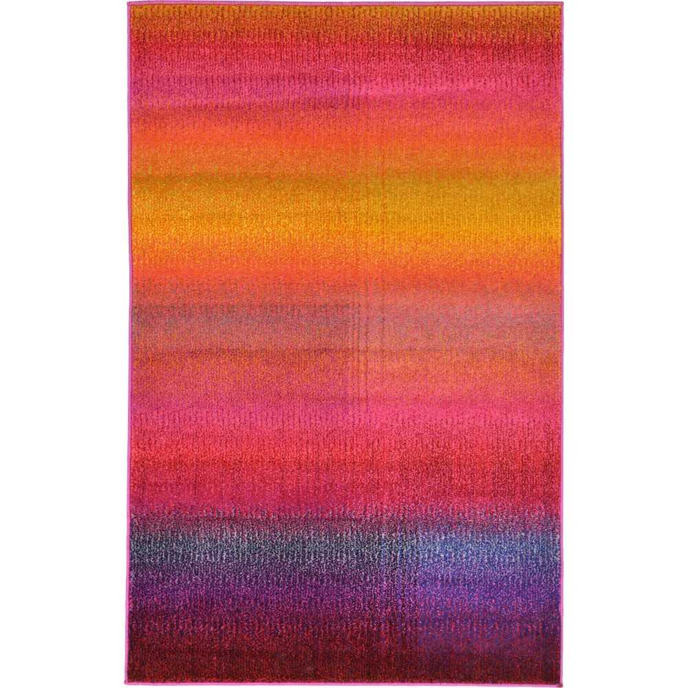 Rug Unique Loom Estrella Pink Rectangular 3' 3 x 5' 3 Rug Unique Loom Estrella Pink Rectangular 3' 3 x 5' 3