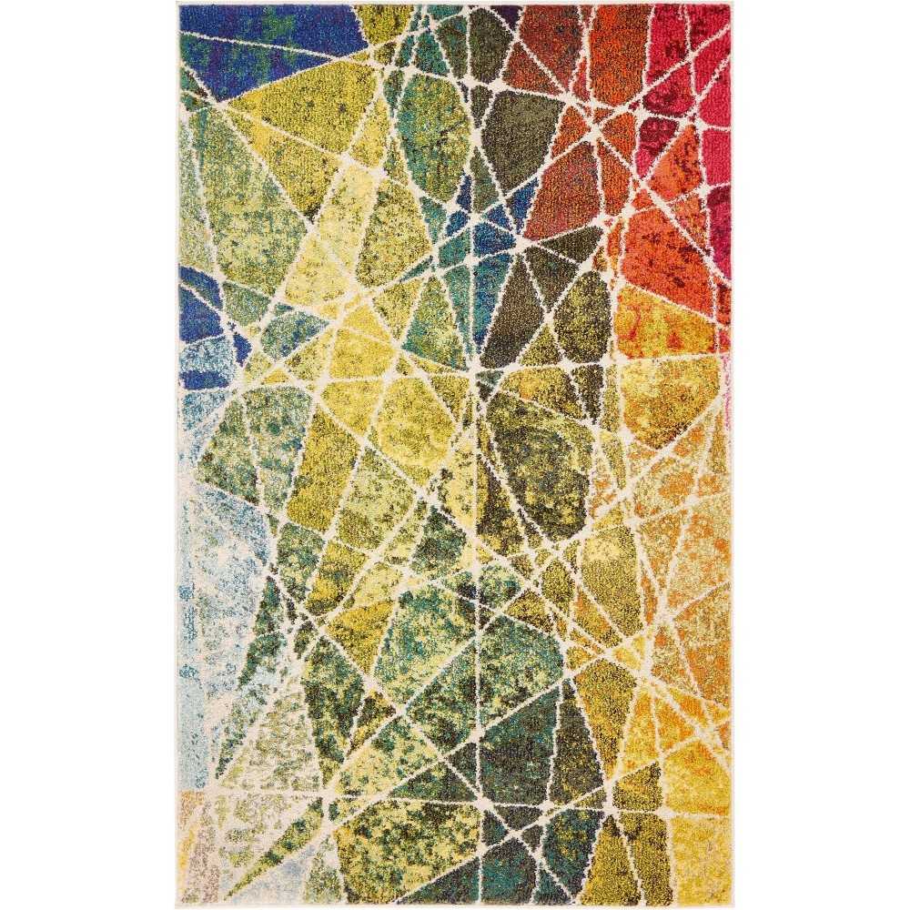 Rug Unique Loom Estrella Multi Rectangular 3' 3 x 5' 3 Rug Unique Loom Estrella Multi Rectangular 3' 3 x 5' 3