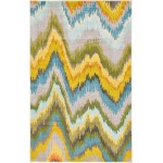 Rug Unique Loom Estrella Multi/Blue Rectangular 5' 0 x 8' 0