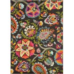 Rug Unique Loom Estrella Brown Rectangular 7' 0 x 10' 0