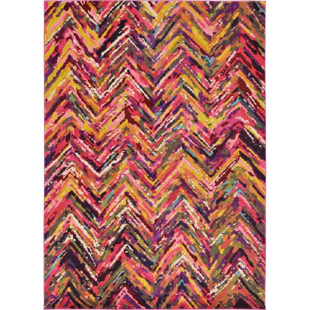 Rug Unique Loom Estrella Multi Rectangular 7' 0 x 10' 0 Rug Unique Loom Estrella Multi Rectangular 7' 0 x 10' 0