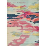 Rug Unique Loom Estrella Pink Rectangular 7' 0 x 10' 0