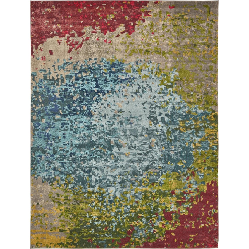 Rug Unique Loom Estrella Blue Rectangular 8' 0 x 10' 0 Rug Unique Loom Estrella Blue Rectangular 8' 0 x 10' 0