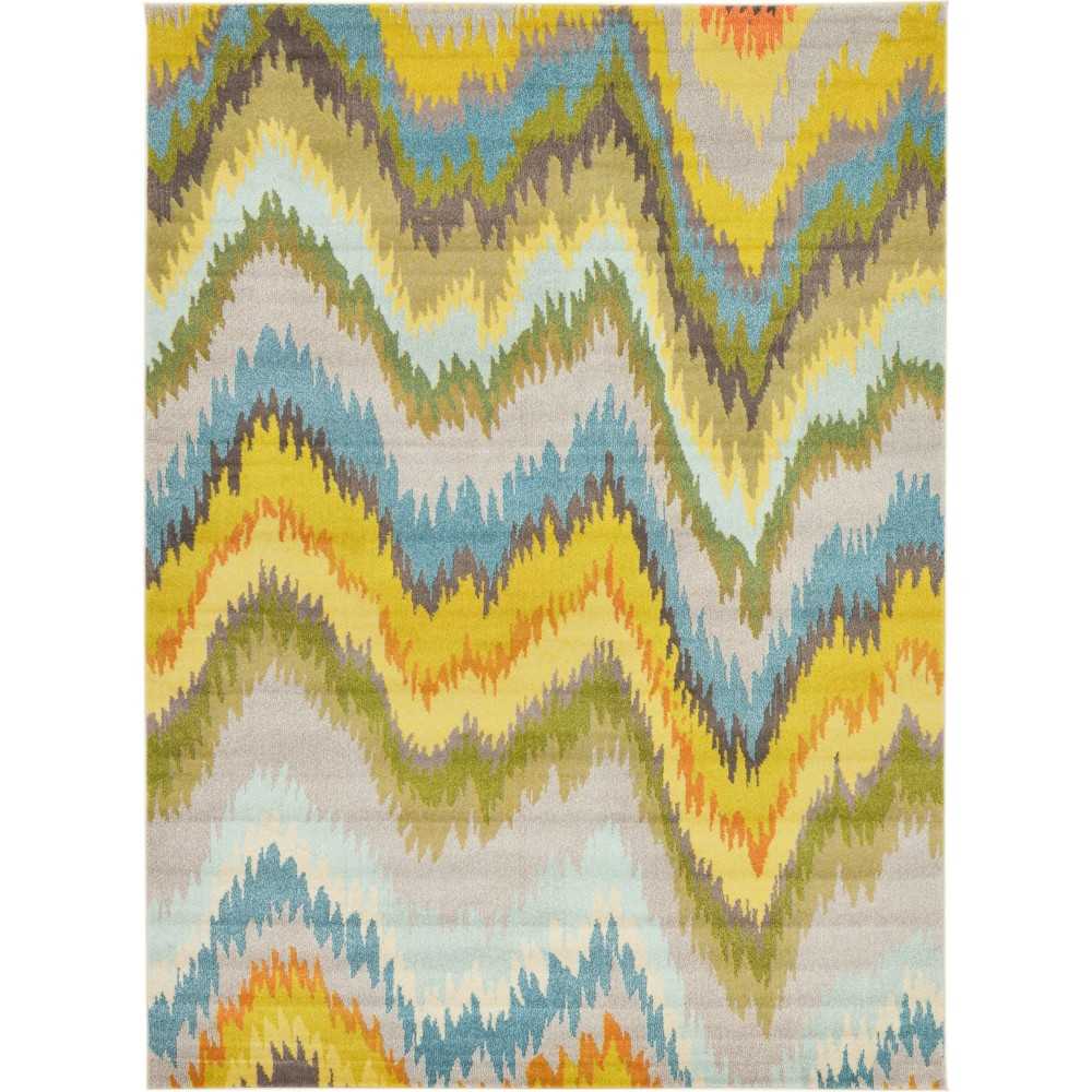 Rug Unique Loom Estrella Multi/Blue Rectangular 8' 0 x 11' 0 Rug Unique Loom Estrella Multi/Blue Rectangular 8' 0 x 11' 0