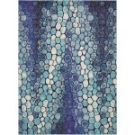 Rug Unique Loom Estrella Blue Rectangular 8' 0 x 11' 0