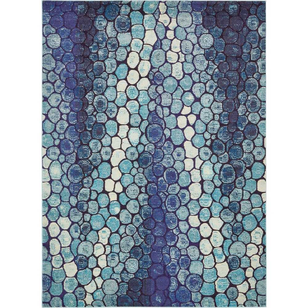 Rug Unique Loom Estrella Blue Rectangular 8' 0 x 11' 0 Rug Unique Loom Estrella Blue Rectangular 8' 0 x 11' 0