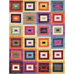 Rug Unique Loom Estrella Multi Rectangular 9' 0 x 12' 0